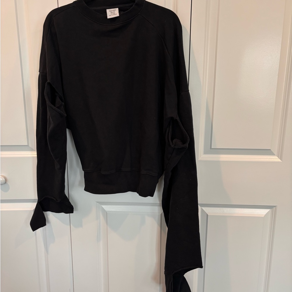 Vetements Black Logo Sweatshirt